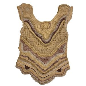 Vintage crochet sweater vest